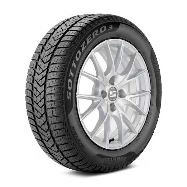 Pirelli Winter Sottozero 3 Tire Showing Pirelli Winter Sottozero 3 Tire mounted on sample wheel