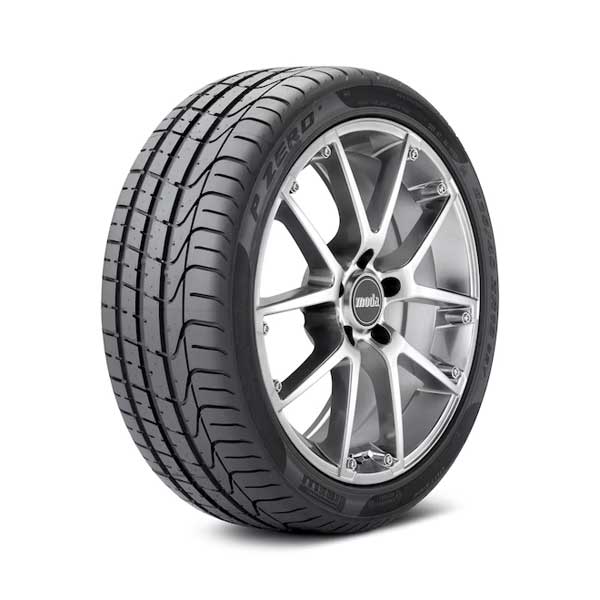 Showing Pirelli P Zero tire  mounted on sample wheel