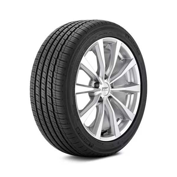 Showing Michelin Primacy MXM4-ZP tire mounted on sample wheel