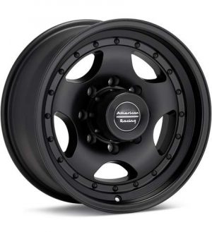 American Racing AR23 Black Wheels 15 In 15x7 -5 AR235773B Rims