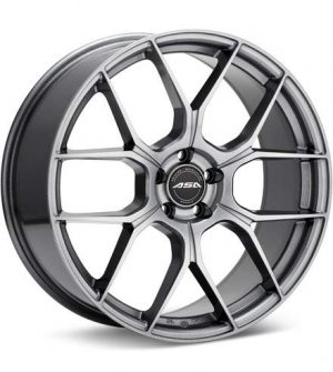 ASA GT15 Dark Silver Wheels 18 In 18x8 +35 GT158804DS Rims