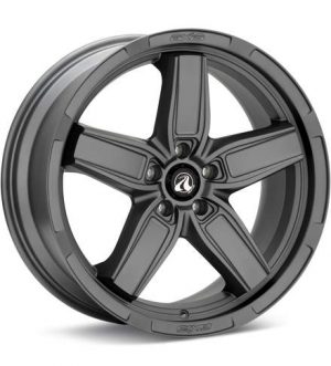 Axis Sport AX1-5 Grey Wheels 20 In 20x9 +35 AX12090511435G Rims