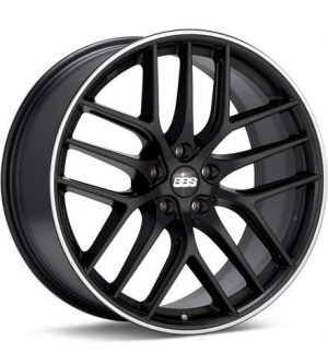 BBS CC-R Black w/Polished Stainless Lip Wheels 20 In 20x9 +25 X10020779 Rims