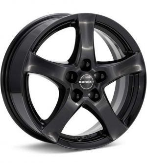 Borbet Type F Gloss Black Wheels 17 In 17x7 +50 8135781 Rims