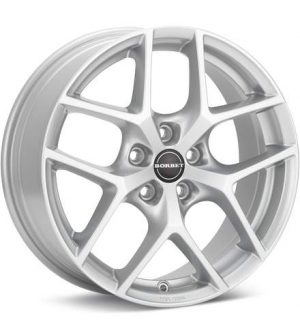 Borbet Type Y Crystal Silver Wheels 17 In 17x7 +35 497319 Rims