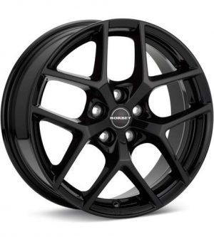 Borbet Type Y Gloss Black Wheels 17 In 17x7 +35 497321 Rims
