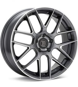 Bremmer Kraft BR20 Machined w/Anthracite Accent Wheels 20 In 20x8.5 +28 BR202859AMF Rims