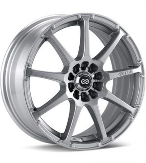 Enkei Performance EDR9 Bright Silver Wheels 17 In 17x7 +38 441-770-0238SP Rims