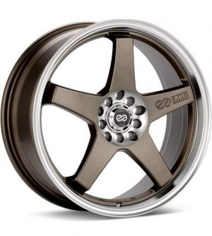 Enkei Performance EV5 Bronze w/Machined Lip Wheels 18 In 18x7.5 +38 446-875-0238ZP Rims