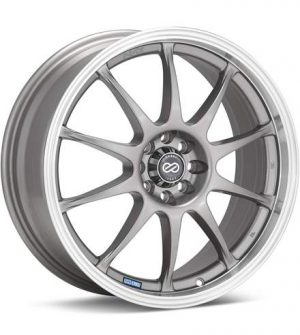 Enkei Performance J10 Silver w/Machined Lip Wheels 15 In 15x6.5 38 409-565-02SP Rims