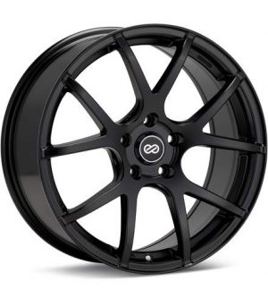 Enkei Performance M52 Black Wheels 18 In 18x8 42 480-880-1242BK Rims