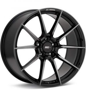 FLOW ONE Race Spec F6 Black Machined w/Dark Tint Wheels 20 In 20x8.5 +18 F628502BMDT Rims