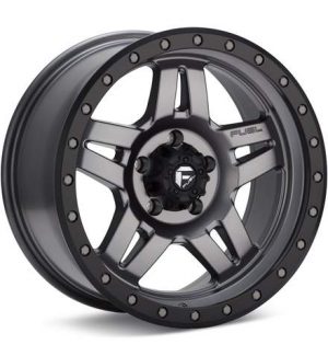 Fuel Off-Road Anza Anthracite w/Black Ring Wheels 17 In 17x8.5 -6 D55817856545 Rims