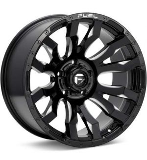 Fuel Off-Road Blitz Gloss Black w/Milled Accent Wheels 17 In 17x9 -12 D67317907545 Rims