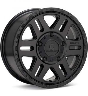 Granite Alloy GA501 Black Wheels 16 In 16x6.5 +45 5016656130MB45 Rims