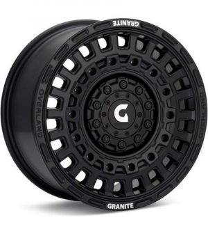 Granite Alloy GA502 Black Wheels 16 In 16x6.5 +40 5026656130MB40 Rims