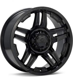 Granite Alloy GA644 Gloss Black Wheels 20 In 20x9 +18 644-2983BKG+18 Rims