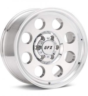 G-FX Wheels TR16 Polished Wheels 16 In 16x8.5 -06 T16 685-8165N6 P Rims