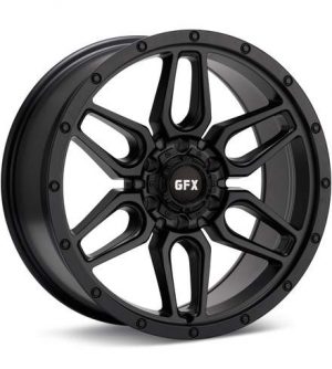 G-FX Wheels TR18 Black Wheels 18 In 18x9 00 T18 890-6139-00MB Rims