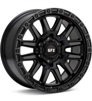 G-FX Wheels TR26 Black Wheels 20 In 20x9 12 T26 290-6135-12MB Rims
