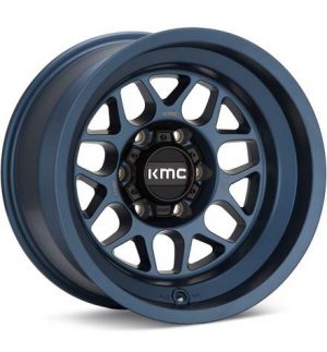 KMC KM725 Terra Metallic Blue Wheels 17 In 17x9 -38 KM725LX17906838N Rims