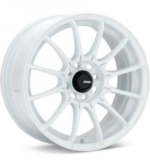 Konig Dial In Gloss White Wheels 15 In 15x7 +35 DI5710035W Rims