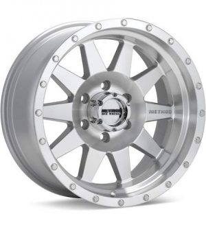 Method MR301 The Standard Silver Machined w/Clearcoat Wheels 18 In 18x9 18 MR30189087318 Rims