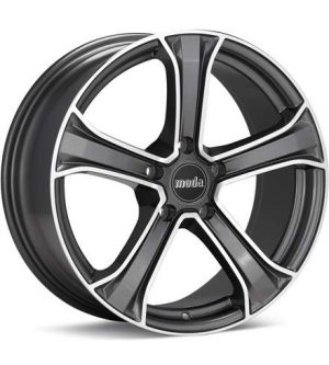 moda MD14 Machined w/Anthracite Accent Wheels 18 In 18x8 18 MD14802AMF Rims