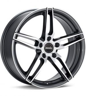 moda MD26 Machined w/Anthracite Accent Wheels 17 In 17x8 +48 MD26701AMF Rims