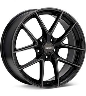 moda MD27 Black Machined w/Dark Tint Wheels 18 In 18x8 +35 MD27804BMDT Rims