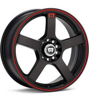 MOTEGI RACING MR116 Black w/Red Stripe Wheels 16 In 16x7 40 MR11667031740 Rims