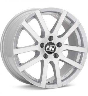 MSW Type 22T Silver Wheels 16 In 16x6.5 +38 W19202101T09 Rims