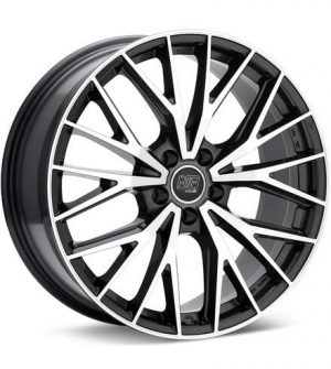 MSW Type 44 Machined w/Gloss Grey Accent Wheels 20 In 20x8.5 +28 W19416502TD7 Rims