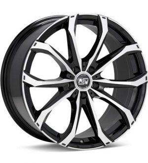 MSW Type 48 Machined w/Black Accent Wheels 20 In 20x9.5 52 W1926200256 Rims