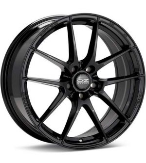 O.Z. Leggera HLT Gloss Black Wheels 19 In 19x9.5 45 W01987200O2 Rims