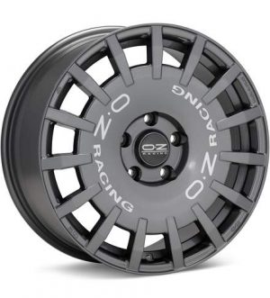 O.Z. Rally Racing Dark Graphite Wheels 17 In 17x8 48 W01A33201T9 Rims