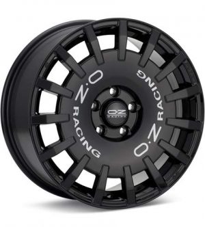O.Z. Rally Racing Gloss Black Wheels 17 In 17x8 +45 W01A33205H3 Rims
