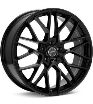 Platinum Retribution Gloss Black Wheels 20 In 20x8.5 +35 459-2844BK+35 Rims