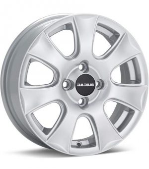 RADIUS W061 Silver Wheels 15 In 15x5 35 W061550410035S Rims