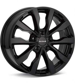 RADIUS WI15 Gloss Black Wheels 20 In 20x8 +41 WI15280511241B Rims