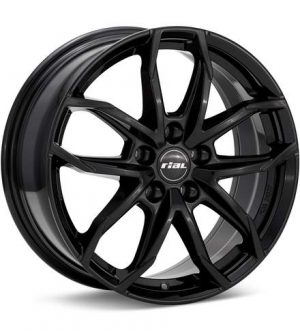 Rial Lucca Gloss Black Wheels 17 In 17x7.5 +50 LUC75750L12-6 Rims