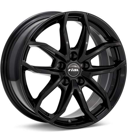 Rial Lucca Gloss Black Wheels 20 In 20×8 +45 LUC802045B72-6