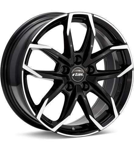 Rial Lucca Machined w/Black Accent Wheels 16 In 16×6.5 +38 LUC65638B83-1