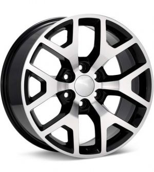 Sport Muscle SM44 Machined w/Black Accent Wheels 22 In 22x9 31 44290316507 Rims