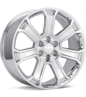 Sport Muscle SM49 Chrome Plated Wheels 22 In 22x9 31 49290316501 Rims