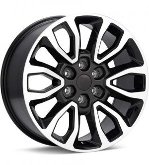 Sport Muscle SM53 Machined w/Black Accent Wheels 20 In 20x9 30 53090303607 Rims