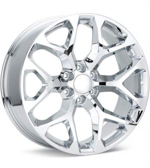 Sport Muscle SM59 Chrome Plated Wheels 22 In 22x9 +24 59290246501 Rims