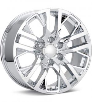 Sport Muscle SM96 Chrome Plated Wheels 22 In 22x9 +28 96290286501 Rims