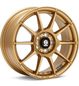 Sparco Assetto Gara Rally Gold Wheels 18 In 18x8 +45 W29039504GF Rims