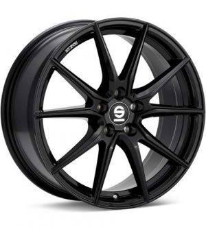 Sparco DRS Gloss Black Wheels 18 In 18x8 +45 W29074506C5 Rims